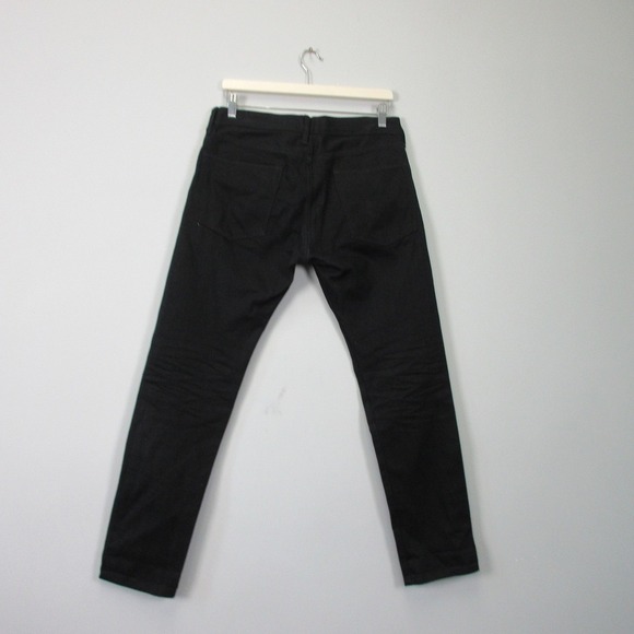 Simon Miller Black Macon Narrow Jeans Men 30x34 Black Cotton Denim 622 - Picture 2 of 11
